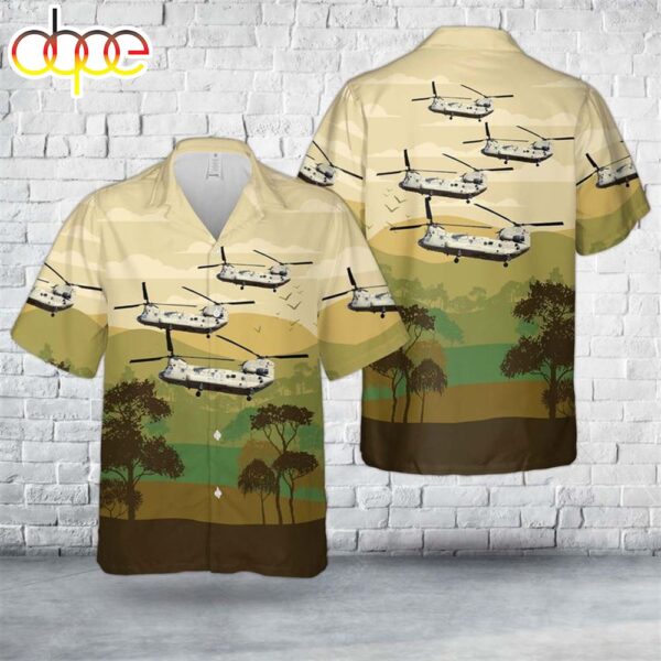 US Army Boeing CH-47F Chinook (414) Hawaiian Shirt