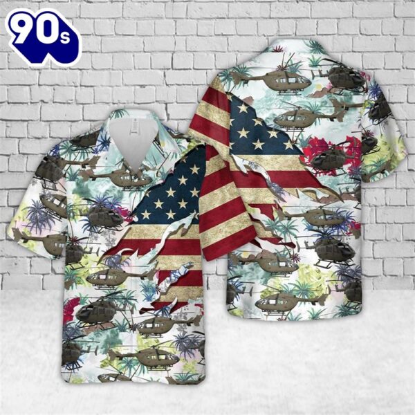US Army Eurocopter UH-72 Lakota Hawaiian Shirt