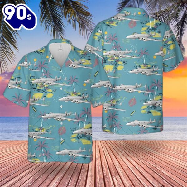 US Army Lockheed C-69 Constellation Hawaiian Shirt