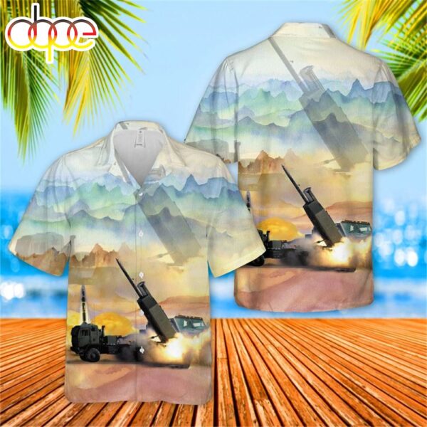 US Army M142 HIMARS 157th Field Artillery Regiment Of Colorado Army National Guard Hawaiian Shirt