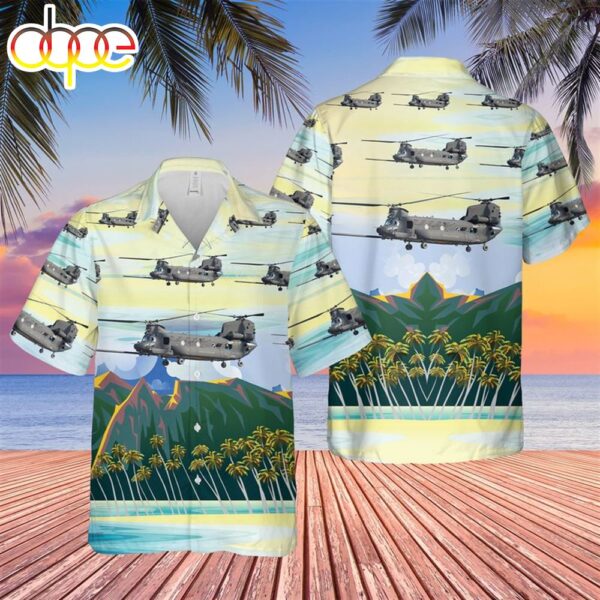 US Army MH-47G Chinook Of 160th Special Operations Aviation Regiment (Airborne) Hawaiian Shirt