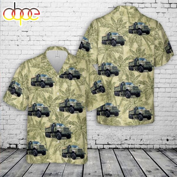 US Army Mack Defense M917A3 Heavy Dump Trucks (HDTs) Hawaiian Shirt