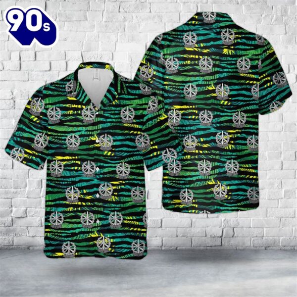 U.S. Army Master Gunner Identification Badge Hawaiian Shirt