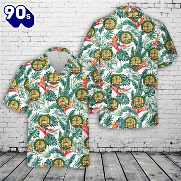 U.S. Army Master Instructor Identification Badge Hawaiian Shirt