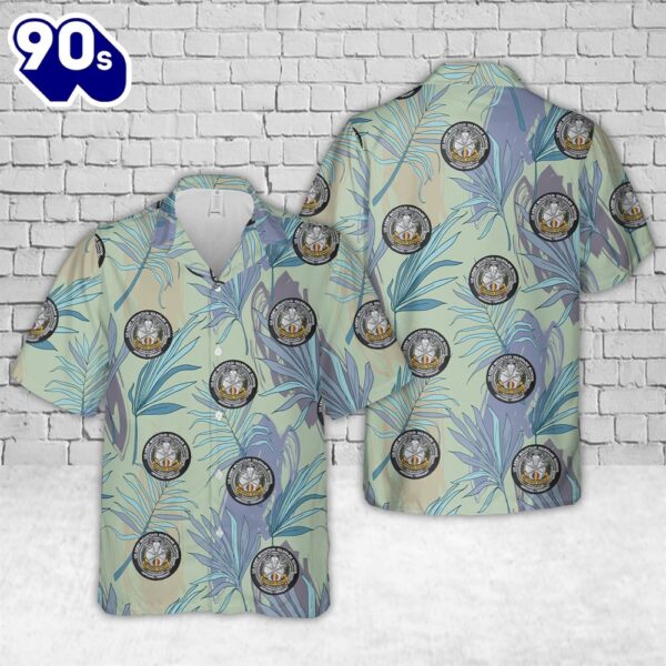 US Army Mountain Warfare School Jericho, Vermont Hawaiian Shirt