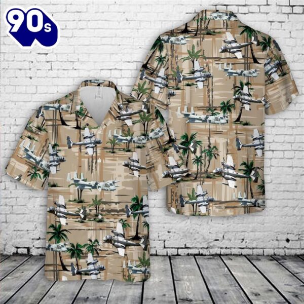 US Army OV-1D Mohawk Hawaiian Shirt