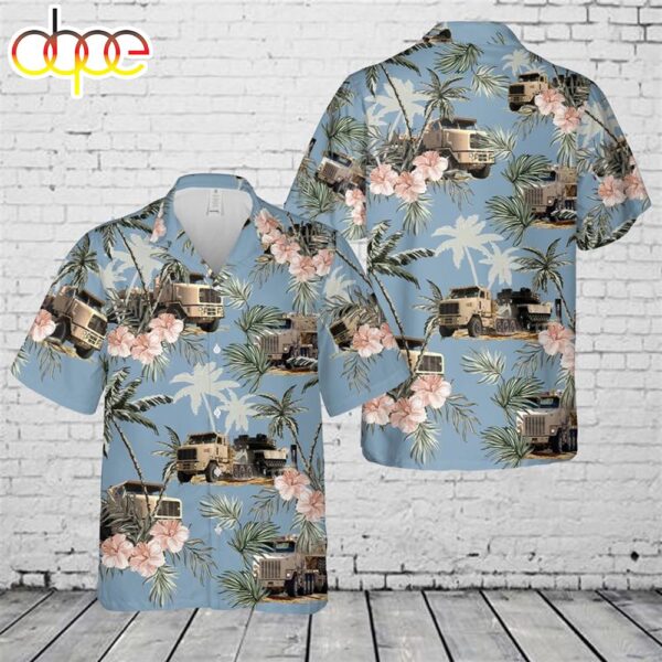 US Army Oshkosh M1070 (M1070 Combo with M1A1) Hawaiian Shirt
