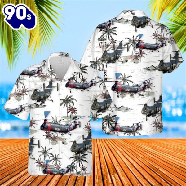 US Army Piasecki H-21 Hawaiian Shirt