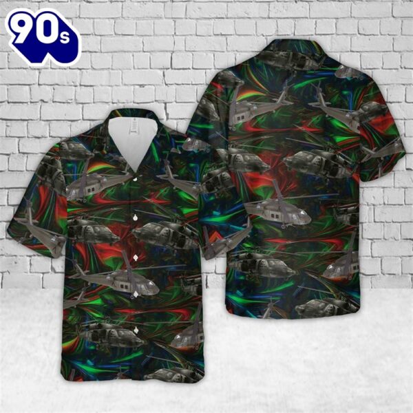 US Army UH-60 Black Hawk Hawaiian Shirt_8745