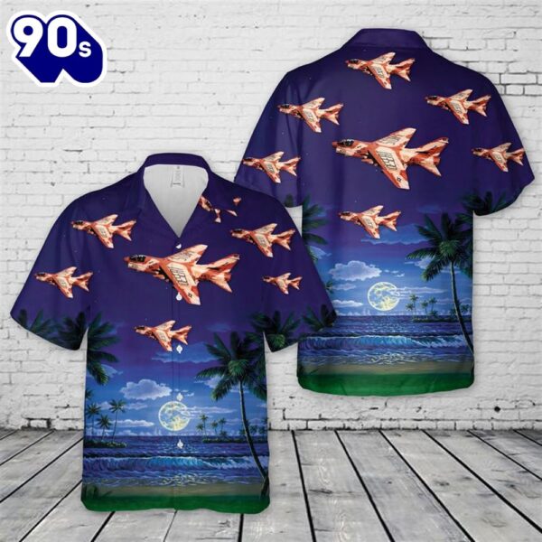 US Navy A-7E Corsair II 400AC VA-27 IK-92 Hawaiian Shirt