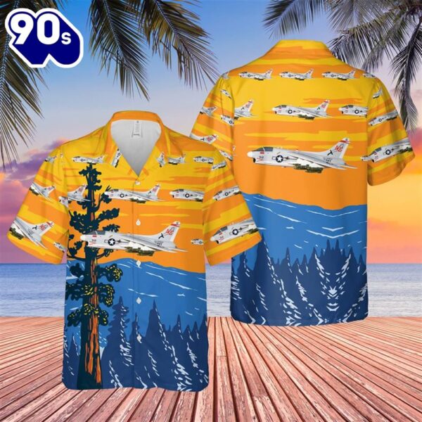 US Navy A-7E Corsair II Of VFA-147 Argonauts Hawaiian Shirt