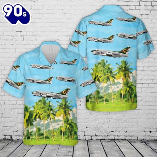 US Navy A7E Corsair II Of VA-25 Fist Of The Fleet Hawaiian Shirt