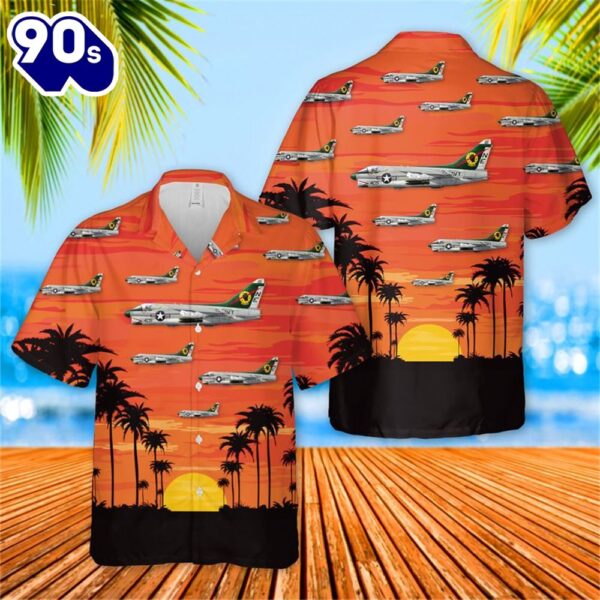 US Navy A7E Corsair II Of VA-25 Hawaiian Shirt