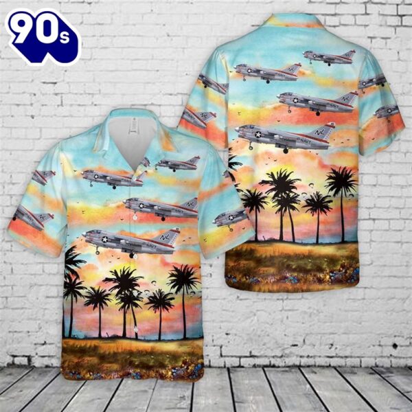US Navy A7E Corsair II Of VA-94 Hawaiian Shirt