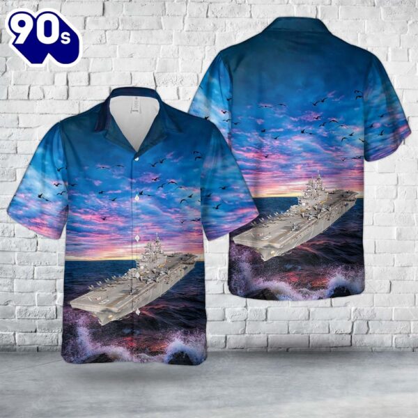 US Navy America-class amphibious assault ship Hawaiian Shirt