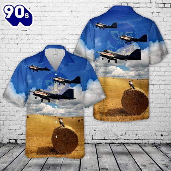US Navy Attack Squadron VA-128 Golden Intruders Hawaiian Shirt