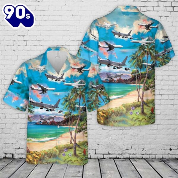 US Navy Boeing E-6 Mercury Hawaiian Shirt