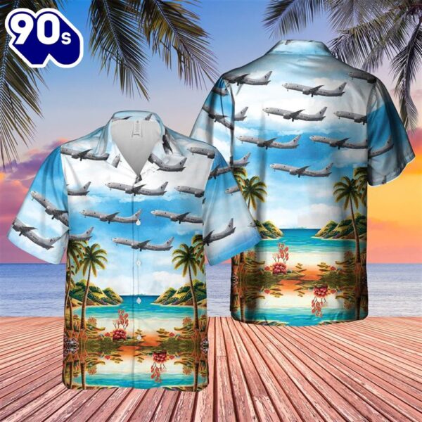 US Navy Boeing P-8A Poseidon Hawaiian Shirt