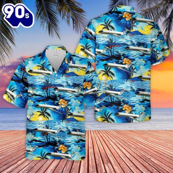US Navy C-9B Skytrain II Hawaiian Shirt