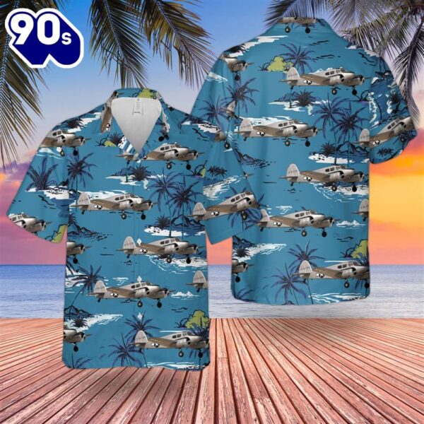 US Navy Cessna AT-17 Bobcat Hawaiian Shirt