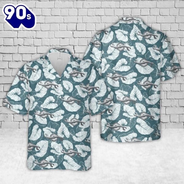 US Navy Construction Mechanic (CM) Hawaiian Shirt