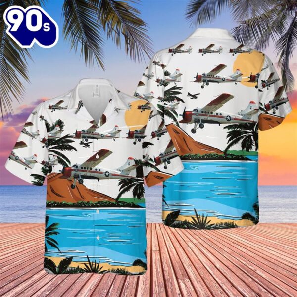 US Navy De Havilland Canada NU-1B Otter Hawaiian Shirt
