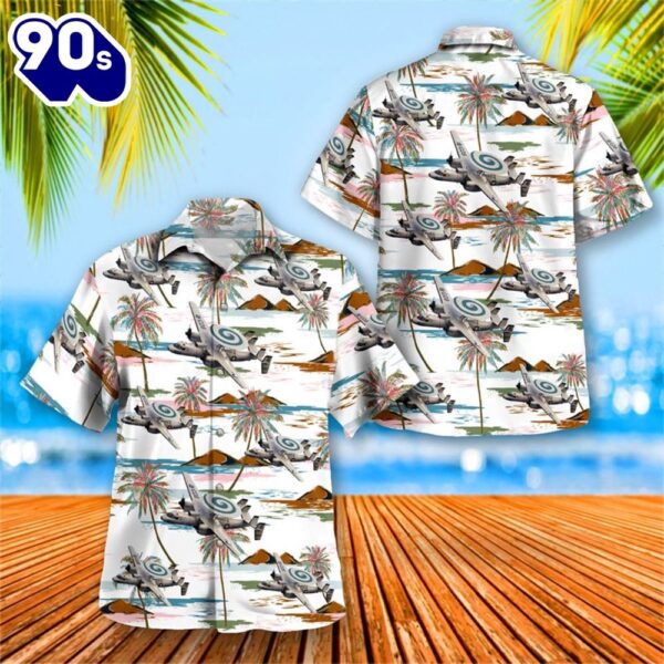 US Navy E-2C Scewtops Hawaiian Shirt