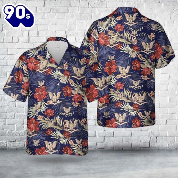 US Navy E4-Petty Officer 3rd Class Hawaiian Shirt