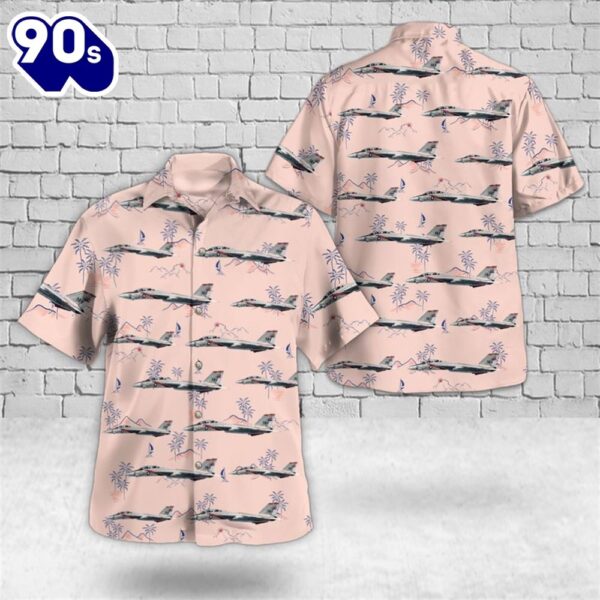 US Navy F-14A Tomcat Of VF-114 Aardvarks Hawaiian Shirt