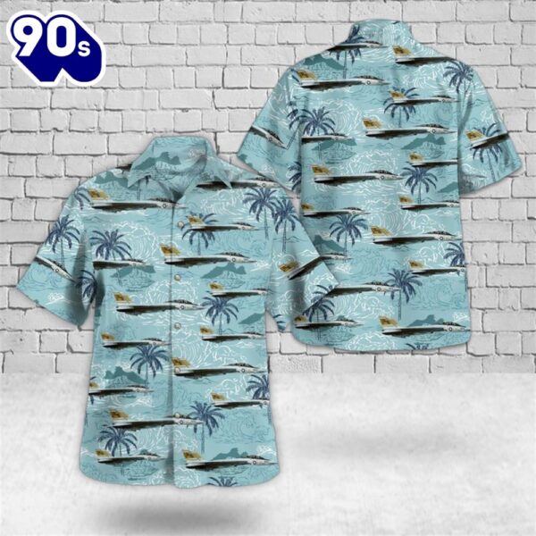 US Navy F-14A Tomcat Of VFA-32 Fighting Swordsmen Hawaiian Shirt