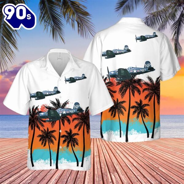 US Navy F4U-5NL Corsair Hawaiian Shirt