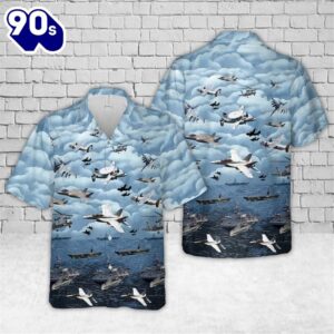 U.S Navy Gerald R. Ford-class aircraft carrier Hawaiian Shirt