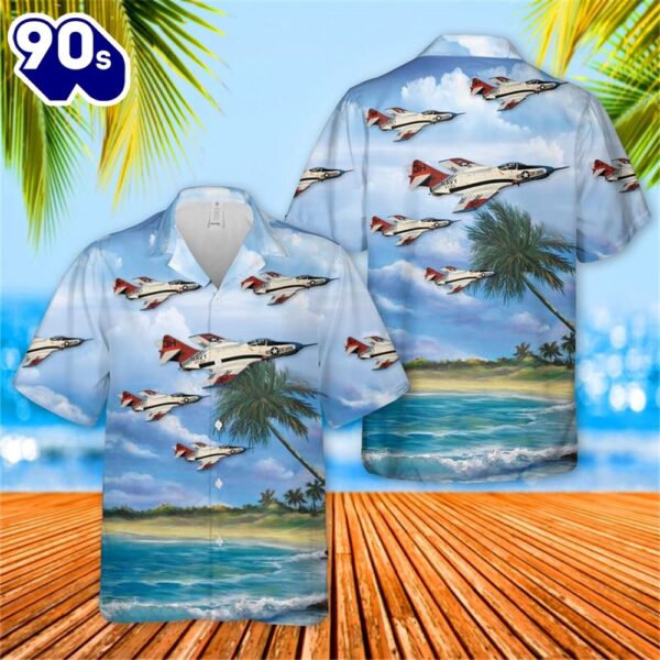 US Navy Grumman F-9 Cougar Hawaiian Shirt