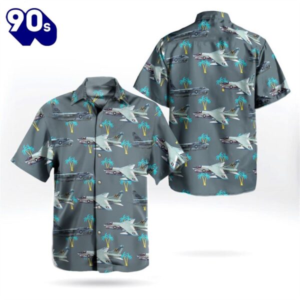 US Navy Historical Aircraft LTV A-7 Corsair II Hawaiian Shirt