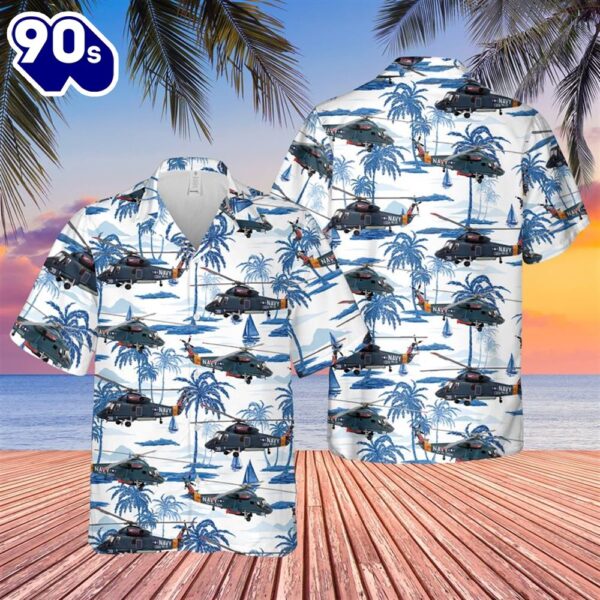 US Navy Kaman SH-2 Seasprite Hawaiian Shirt
