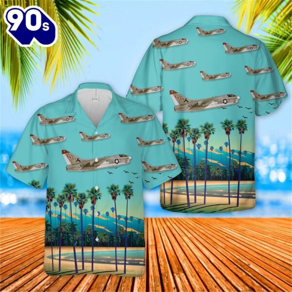 US Navy LTV A-7E Corsair II Of VA-147 Argonauts Hawaiian Shirt