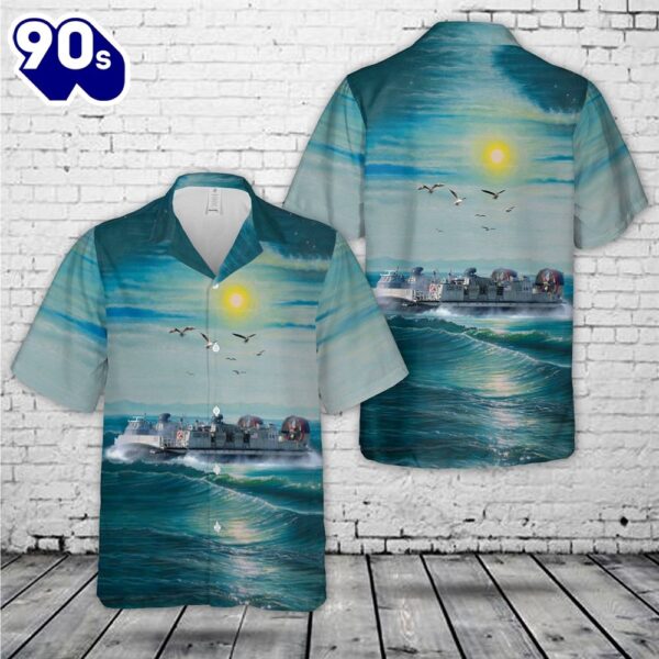 US Navy Landing Craft Air Cushion LCAC-50 Hawaiian Shirt