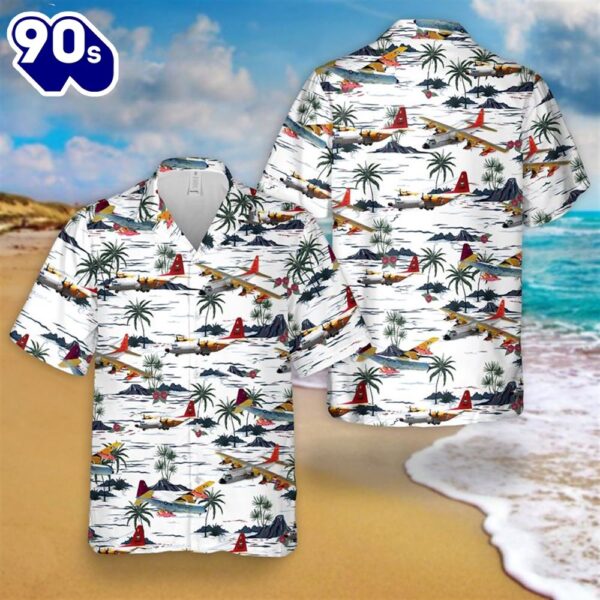 US Navy Lockheed DC-130 Hawaiian Shirt