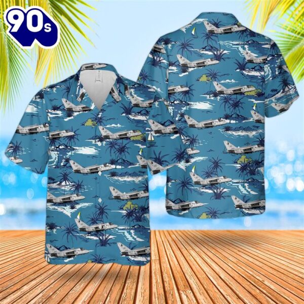 US Navy Lockheed ES-3A Shadow Of VQ-6 Hawaiian Shirt