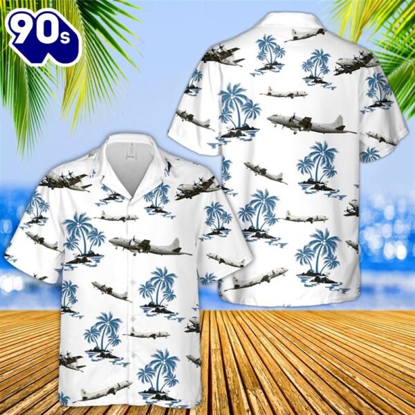 US Navy Lockheed P-3 Orion Hawaiian Shirt