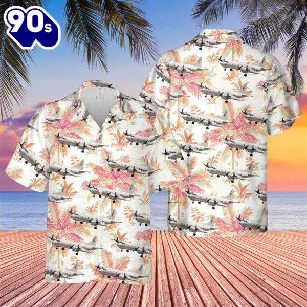 US Navy Lockheed P-3C Orion Hawaiian Shirt
