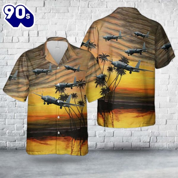 US Navy Lockheed P2V-1 Neptune Truculent Turtle Hawaiian Shirt