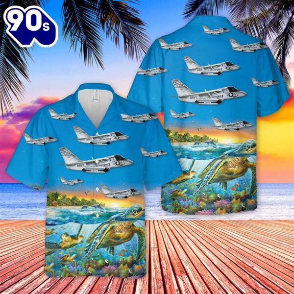 US Navy Lockheed US-3A Viking Of VRC-50 Hawaiian Shirt
