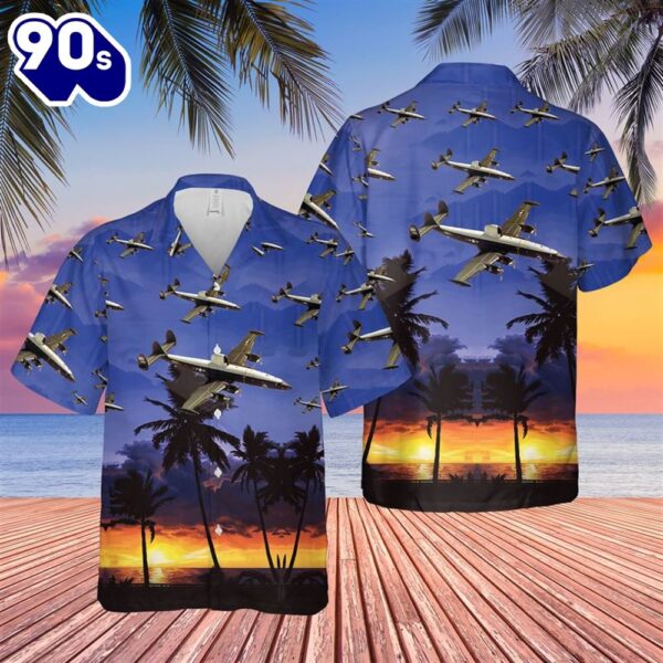 US Navy Lockheed WC-121N Of VW-4 Hurricane Hunters Hawaiian Shirt