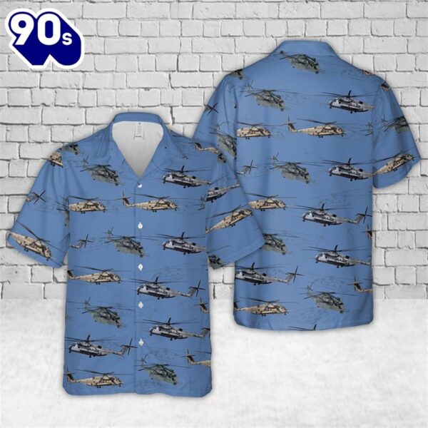 US Navy MH-53 Sea Dragon Hawaiian Shirt