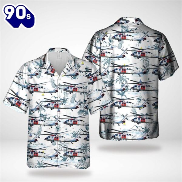 US Navy MH-60 Knighthawk Search And Rescue Hawaiian Shirt