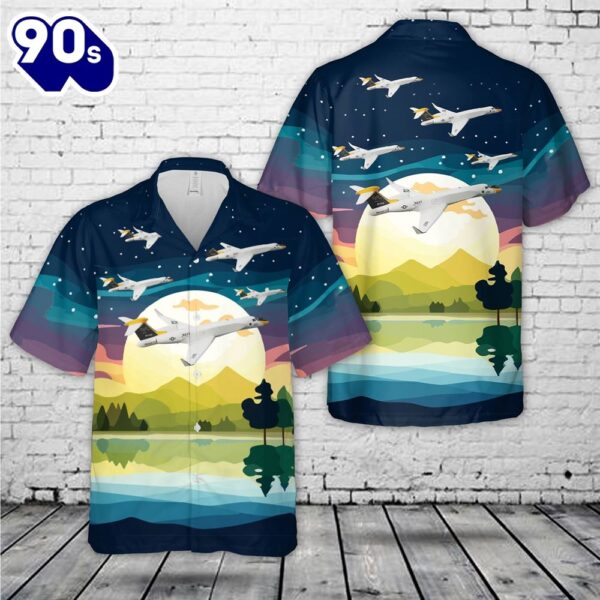 US Navy NC-37B Missile Tracking Jet Hawaiian Shirt