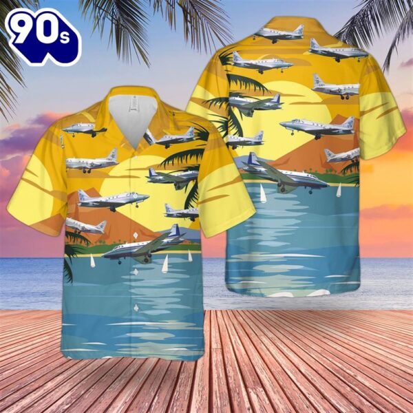 US Navy North American Sabreliner CT-39 VCR-50 Hawaiian Shirt