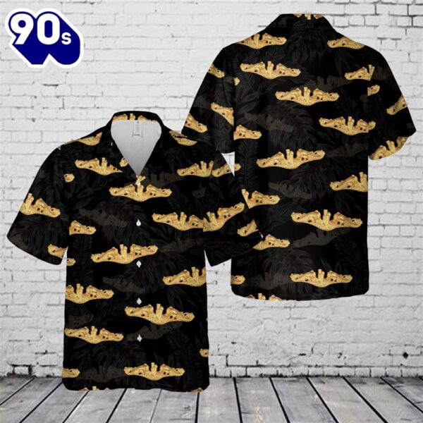 U.S. Navy Officer Submarine Warfare Badge Hawaiian Shirt