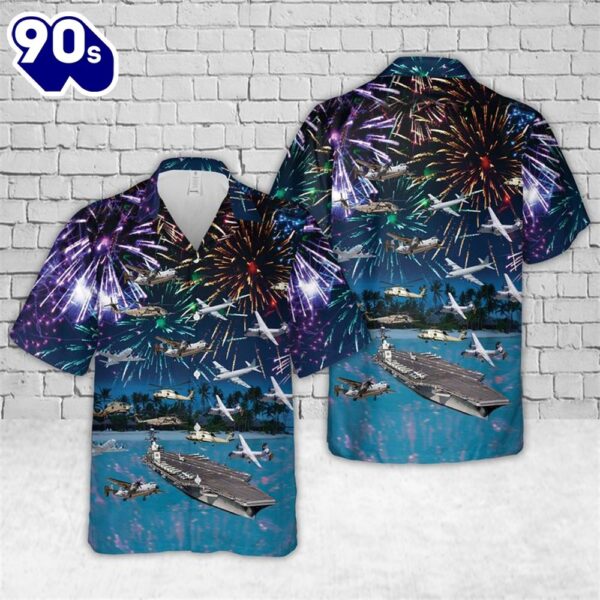 U.S Navy USS Gerald R. Ford Hawaiian Shirt